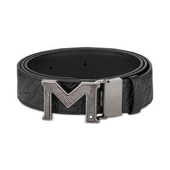 万宝龙皮带, MontBlanc | Men's M Buckle Reversible Leather Belt商品图片 