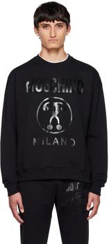 时尚莫斯奇诺卫衣男装, Moschino | Black Double Question Mark Sweatshirt商品图片 额外8.5折, 额外八五折