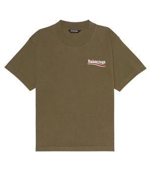 Balenciaga | 刺绣棉质针织T恤商品图片,