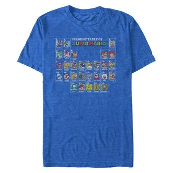 推荐Nintendo Men's Super Mario The Super Periodic Table Short Sleeve T-Shirt商品