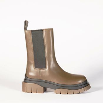 推荐Ankle boot with side swamp leather elastics商品