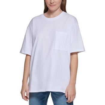 Calvin Klein | Women's Cotton Tribeca Oversized T-Shirt商品图片,4.4折