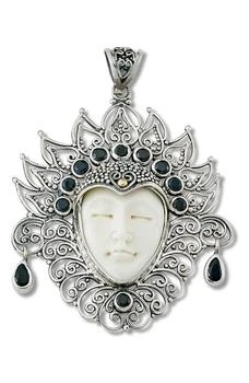 SAMUEL B. | Sterling Silver & 18K Gold Filigree Goddess Pendant,商家Nordstrom Rack,价格¥596