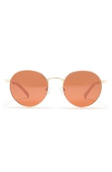 Small Enamel Accented Round Sunglasses product img