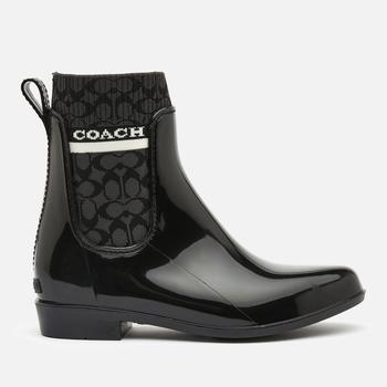 商品Coach | Coach Women's Rivington Signature Knit Rain Boots - Black,商家Coggles CN,价格¥668图片