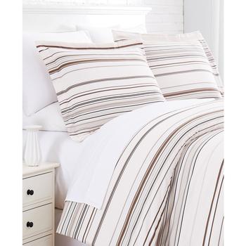 商品Stripe 3 Piece Comforter and Sham Set, Full/Queen图片