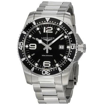 Longines品牌, 商品HydroConquest Black Dial Men's 44mm Watch L38404566, 价格¥5749