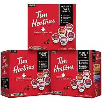 Tim Hortons | Tim Hortons K-Cup Coffee Pods, Variety Pack, 90 ct.,商家Sam's Club,价格¥350