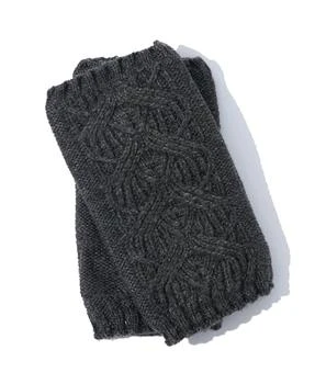 Echo Design | Loopy Cable Hand-Warmers In Charcoal,商家Premium Outlets,价格¥244