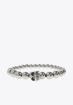 Alexander McQueen | Skull Charm Beaded Bracelet,商家Thahab,价格¥2774