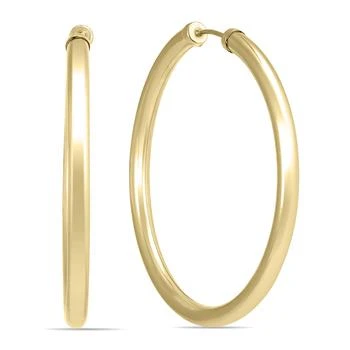 Monary | 40MM 14K Yellow Gold Filled Endless Hoop Earrings (3mm Gauge),商家Premium Outlets,价格¥745