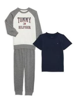 Tommy Hilfiger | Little Boy's 3-Piece Logo Fleece Set,商家Saks OFF 5TH,价格¥187