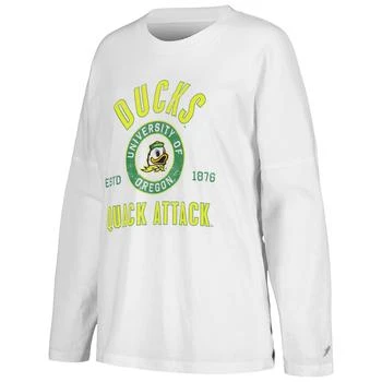 League Collegiate Wear | League Collegiate Wear Oregon Clothesline Oversized Long Sleeve T-Shirt - Women's,商家Foot Locker,价格¥339