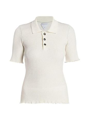 Bottega Veneta | Ribbed Linen Polo商品图片,