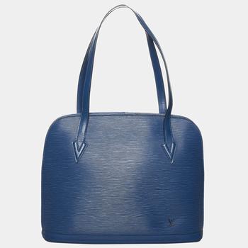 lv麻将包, Louis Vuitton | Louis Vuitton Blue Epi Lussac商品图片 6.4折