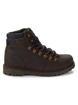 Barbour | Quantock Commando Leather Combat Ankle Boots,商家Saks OFF 5TH,价格¥609
