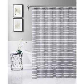 Dainty Home | Naples Striped Shower Curtain, 72" x 70",商家Macy's,价格¥289
