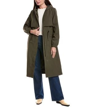 Tahari | Amelia Long Raincoat,商家Premium Outlets,价格¥439