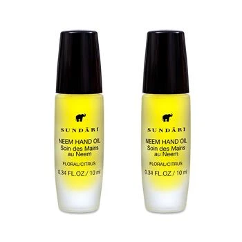 SUNDÃRI | Sundari Neem Oil Hand And Cuticle Treatment - 2 Pack,商家Macy's,价格¥151