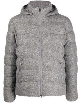 推荐Herno Men's  Grey Polyamide Down Jacket商品