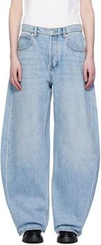 Alexander Wang | Blue Oversized Jeans,商家Ssense US,价格¥3040
