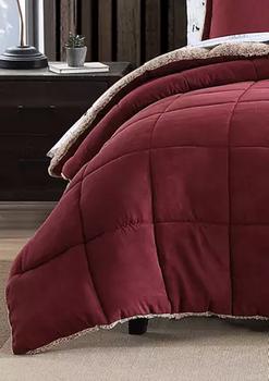 Eddie Bauer, Eddie Bauer | Sherwood Micro Suede 3 Piece Comforter Bedding Set商品图片 