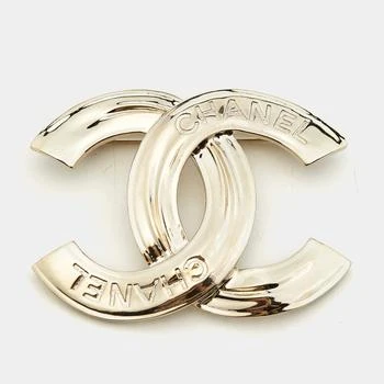[二手商品] Chanel | Chanel CC Gold Tone Brooch,商家The Luxury Closet,价格¥3788