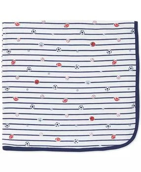 Little Me | Baby Boys Sports Star Printed Cotton Blanket,商家Macy's,价格¥100