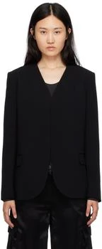 Theory | Black Collarless Blazer 5.6折