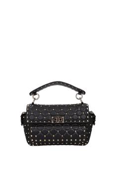 valentino rockstud高跟鞋, Valentino | Handbags rockstud Leather Black商品图片 6.5折