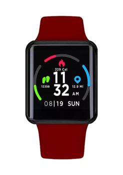 商品iTouch Wearables | iTouch Air Special Edition Smartwatch: Black Case and Red Strap,商家Belk,价格¥368图片