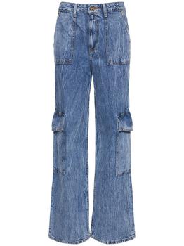 Ganni | Angi Crinkle Denim Jeans商品图片,额外7.5折, 额外七五折