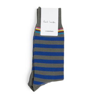 Paul Smith | Marius Printed Socks (Pack of 2)商品图片,独家减免邮费