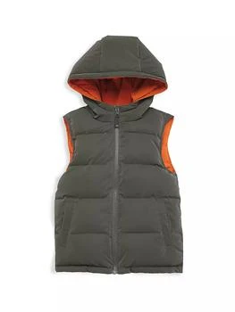 Appaman | Little Boy's & Boy's Reversible Hood Puffer Vest 6折, 独家减免邮费
