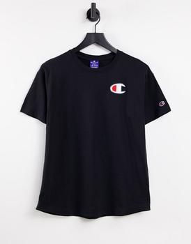 CHAMPION | Champion maxi t-shirt in black商品图片,4折×额外9.5折, 额外九五折