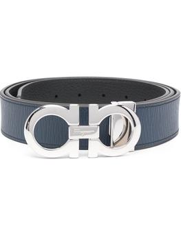美国菲拉格慕腰带, Salvatore Ferragamo | Salvatore Ferragamo Men's Blue Leather Belt商品图片 