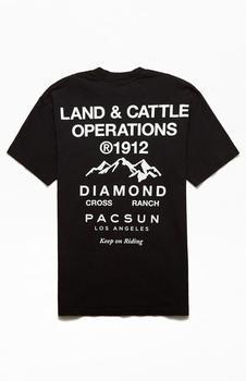 Diamond Cross Ranch | x PacSun Land and Cattle T-Shirt商品图片,5折