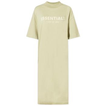 Essentials | Fear of God ESSENTIALS Women's Logo Tee Dress - Wheat商品图片,