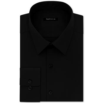 推荐Men's Slim-Fit Flex Collar Stretch Solid Dress Shirt商品