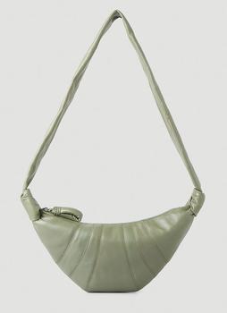 商品Lemaire | Croissant Small Shoulder Bag in Green,商家LN-CC,价格¥7261图片