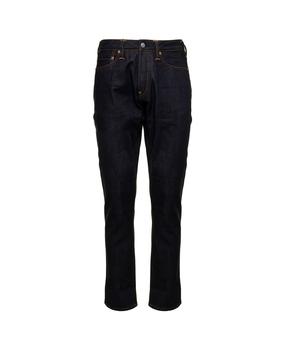 Evisu | Evisu Man's Blue Jeans With Yellow Seagull  Back Print商品图片,6.9折