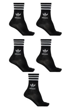 Adidas | Adidas Originals Mid-Cut Crew 5-Pack Socks 7.6折