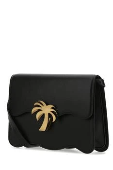 推荐Black leather Palm Beach crossbody bag商品