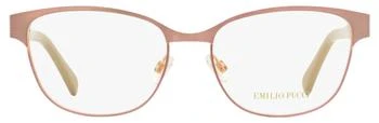 推荐Emilio Pucci Women's Oval Eyeglasses EP5016 074 Pink/Powder Pink 53mm商品