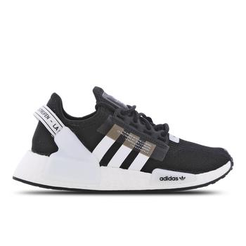 阿迪达斯男鞋帆布鞋, Adidas | adidas NMD R1 V2 - Grade School Shoes商品图片 