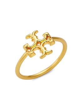 tory burch kira真假, Tory Burch | Kira Goldtone Logo Ring商品图片 