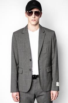 推荐Version Wool Check Jacket商品