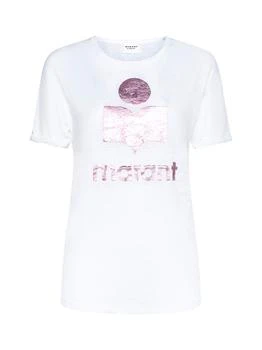 推荐Isabel Marant Étoile Koldi Logo Printed T-Shirt商品