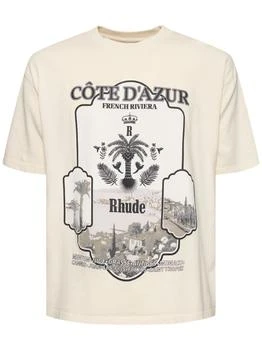 Rhude | Azur Mirror T-shirt,商家LUISAVIAROMA,价格¥3275