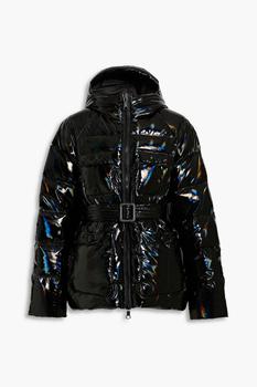 推荐Berlin holographic quilted shell hooded down jacket商品
